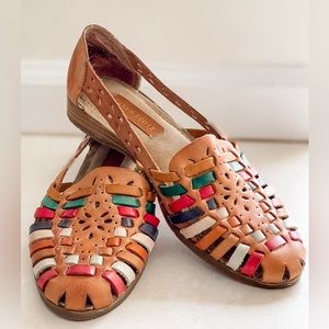 Vintage Karen Scott Huarache Woven Flats